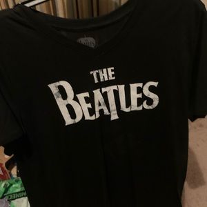 THE BEATLES black tee shirt
